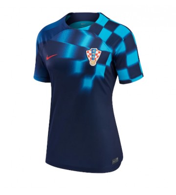 Croatia Replica Away Stadium Shirt for Women World Cup 2022 Short Sleeve